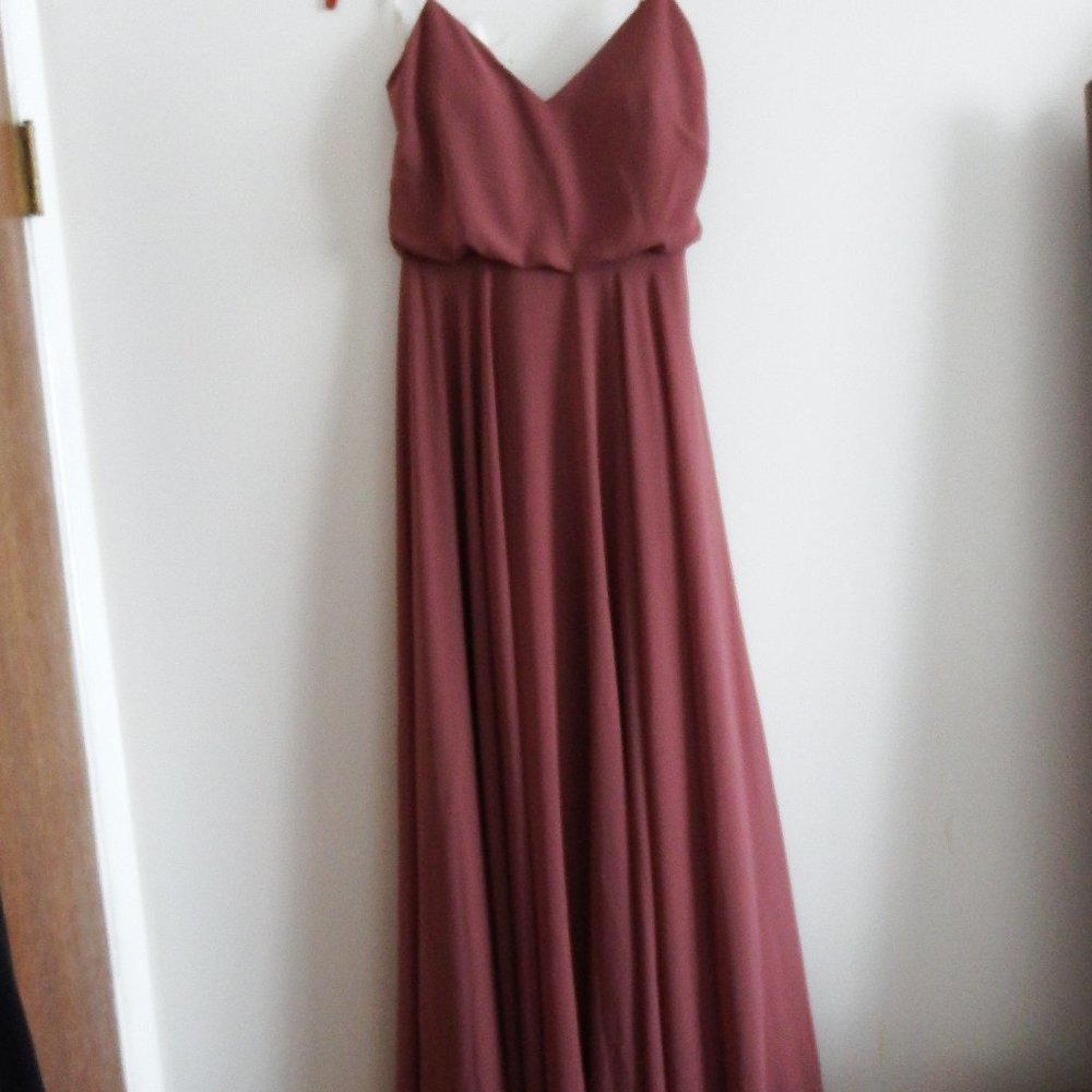 Jenny Yoo Collection  Cocoa Brown Gown 8